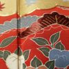 訪問着 金駒刺繍 正絹 古典柄 袷仕立て 身丈151cm 裄丈63.5cm 箔 刺繍 金彩 フォーマル 着物 赤・朱_画像10