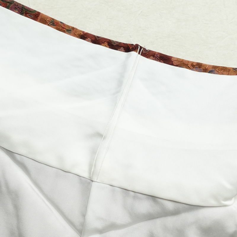 小紋 良品 正絹 花柄 袷仕立て 身丈154cm 裄丈64.5cm 一部しつけ糸付き 着物 多色使い_画像18