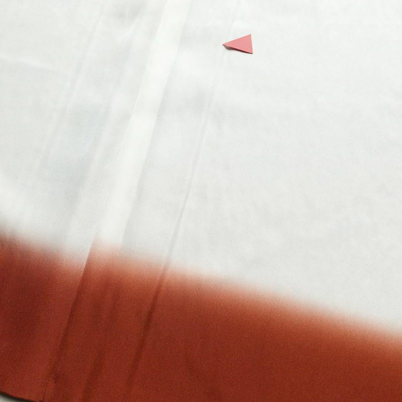 小紋 良品 正絹 花柄 袷仕立て 身丈154cm 裄丈64.5cm 一部しつけ糸付き 着物 多色使い_画像19