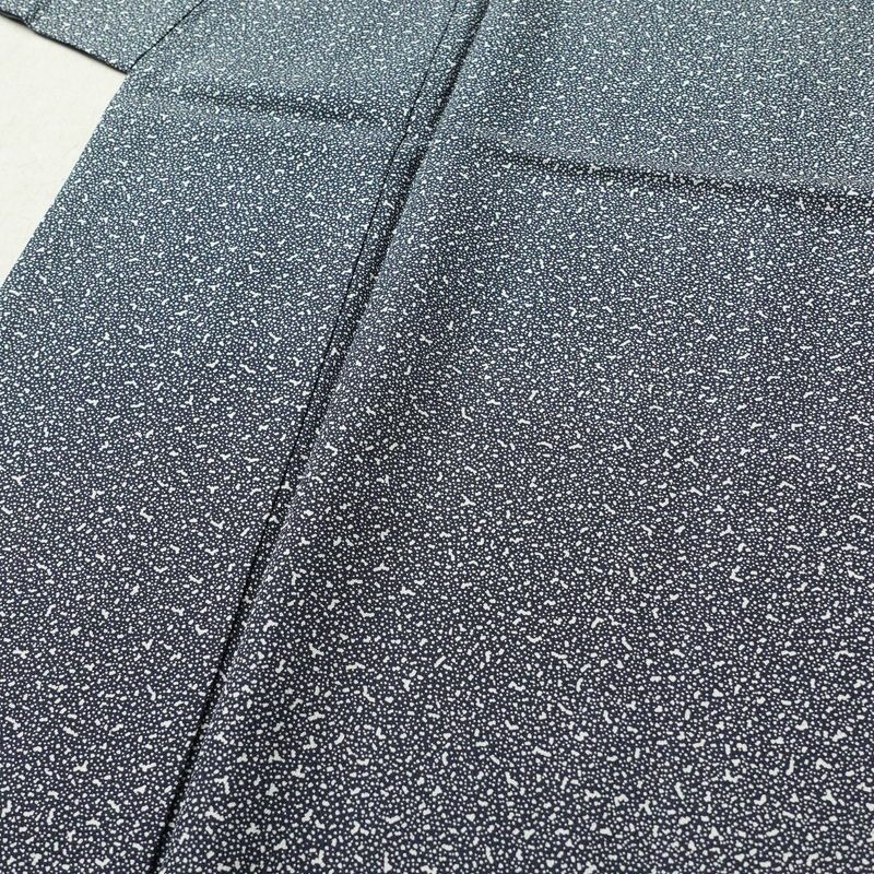 小紋 正絹 その他の柄 袷仕立て 身丈151.5cm 裄丈63cm 着物 青・紺_画像5