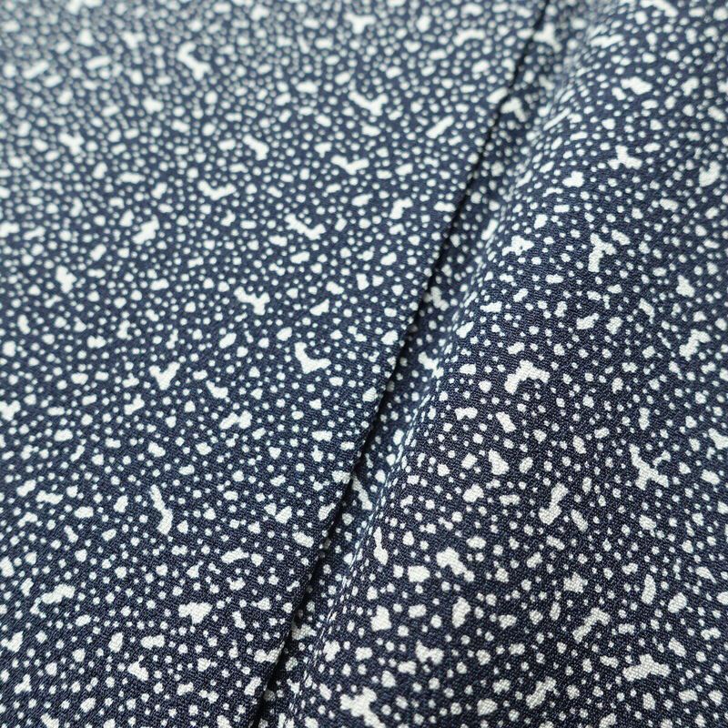 小紋 正絹 その他の柄 袷仕立て 身丈151.5cm 裄丈63cm 着物 青・紺_画像9