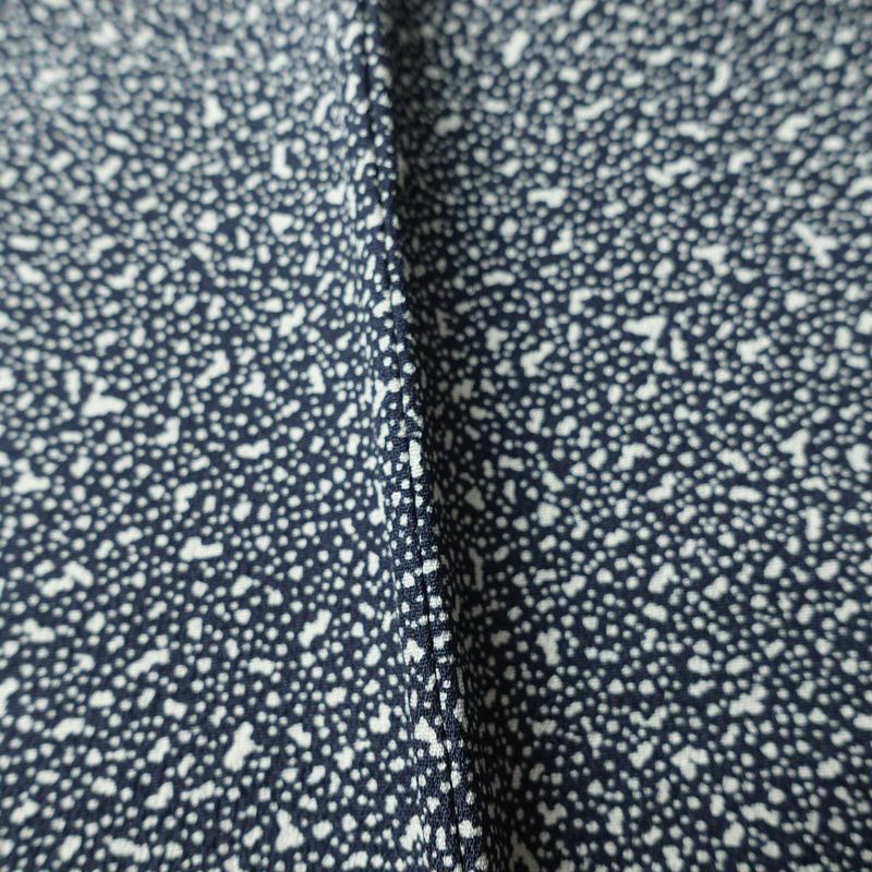 小紋 正絹 その他の柄 袷仕立て 身丈151.5cm 裄丈63cm 着物 青・紺_画像10