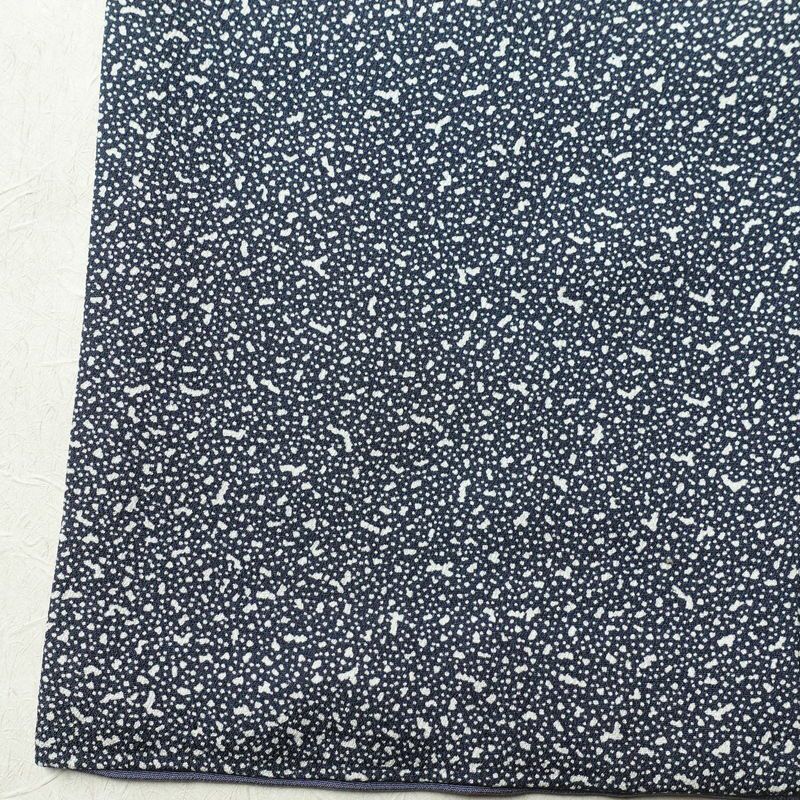小紋 正絹 その他の柄 袷仕立て 身丈151.5cm 裄丈63cm 着物 青・紺_画像12