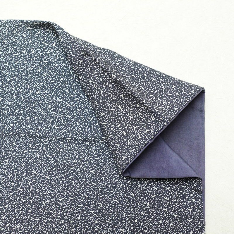 小紋 正絹 その他の柄 袷仕立て 身丈151.5cm 裄丈63cm 着物 青・紺_画像14