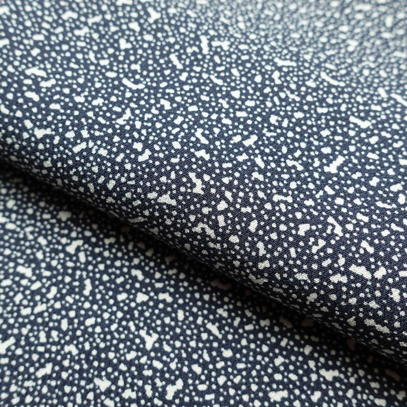 小紋 正絹 その他の柄 袷仕立て 身丈151.5cm 裄丈63cm 着物 青・紺_画像20