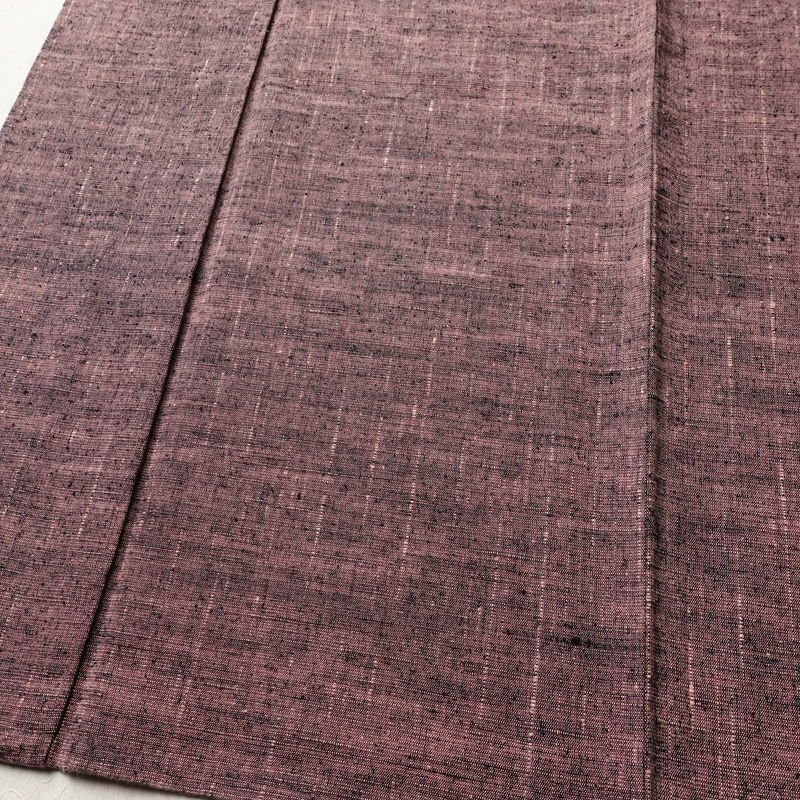 単衣 紬 紬着物 良品 正絹 その他の柄 単衣仕立て 身丈151.5cm 裄丈64cm シンプル 着物 紬地 カジュアル 紫・藤色_画像4