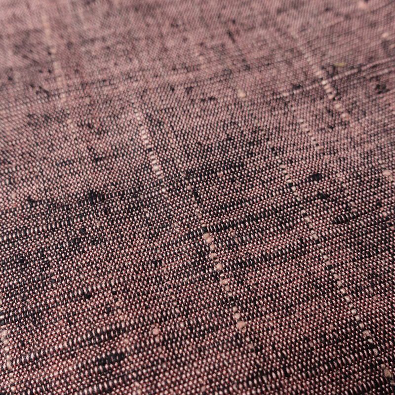 単衣 紬 紬着物 良品 正絹 その他の柄 単衣仕立て 身丈151.5cm 裄丈64cm シンプル 着物 紬地 カジュアル 紫・藤色_画像9