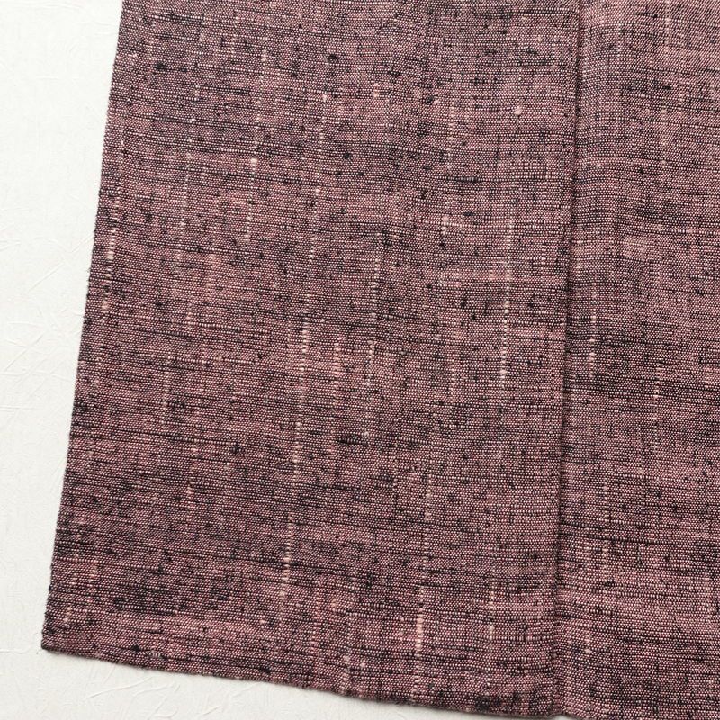 単衣 紬 紬着物 良品 正絹 その他の柄 単衣仕立て 身丈151.5cm 裄丈64cm シンプル 着物 紬地 カジュアル 紫・藤色_画像13