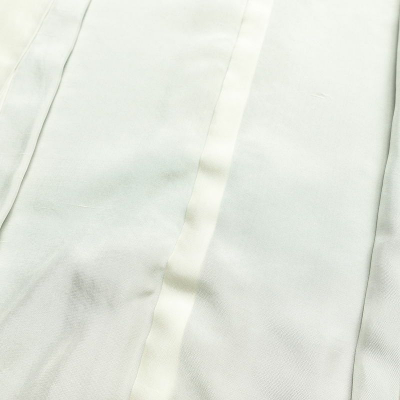 訪問着 落款入り 縮緬 一つ紋付き 正絹 木の葉・植物柄 袷仕立て 身丈157cm 裄丈66cm 共八掛 フォーマル 友禅 着物 入学式 卒業式 作家物 青・紺_画像19