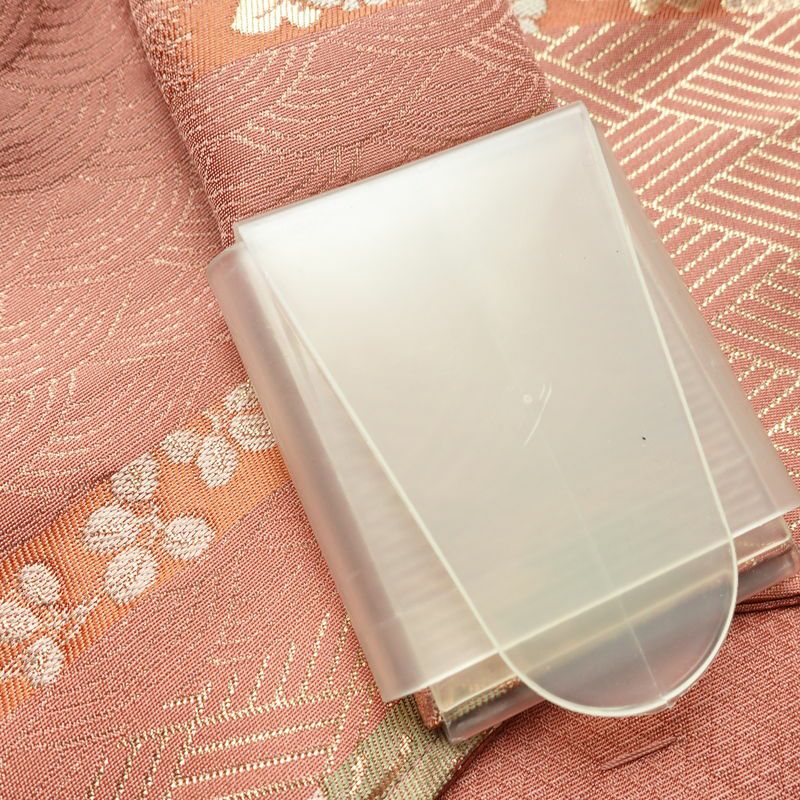 作り帯 名古屋帯 なごや帯 六通柄 美品 正絹 古典柄 金糸 帯 くすみピンク ピンク_画像9