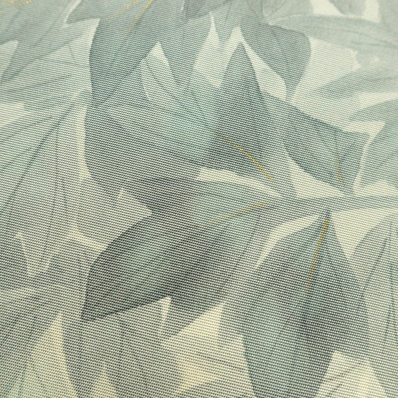 名古屋帯 なごや帯 太鼓柄 正絹 花柄 名古屋仕立て 金彩 帯 手描き クリーム_画像3