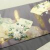 袋帯 六通柄 美品 証紙あり フォーマル用 正絹 花柄 箔 刺繍 金糸 帯 入学式 卒業式 結婚式 紫・藤色_画像11