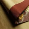 袋帯 六通柄 良品 フォーマル用 正絹 花柄 箔 金糸 帯 入学式 卒業式 結婚式 桜 くすみカラー 多色使い_画像11