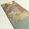 袋帯 六通柄 良品 フォーマル用 正絹 花柄 箔 金糸 帯 入学式 卒業式 結婚式 桜 くすみカラー 多色使い_画像17