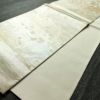 袋帯 六通柄 フォーマル用 正絹 木の葉・植物柄 箔 帯 入学式 卒業式 結婚式 金・銀_画像9