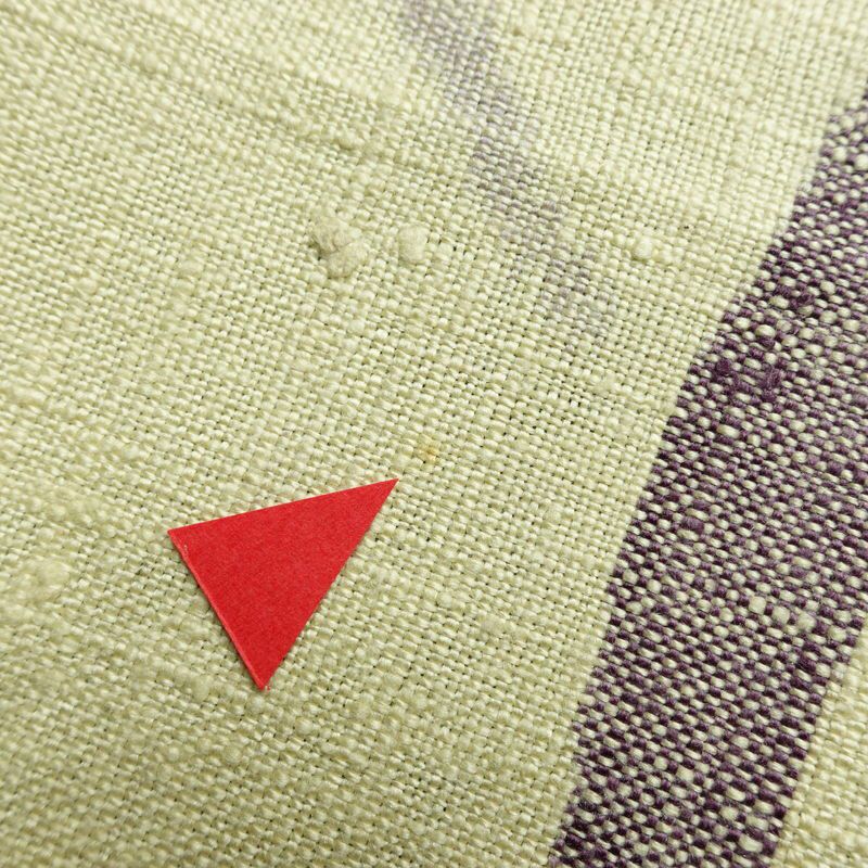 名古屋帯 全通柄 正絹 木の葉・植物柄 松葉仕立て 帯 紬地 芝 クリーム_画像14