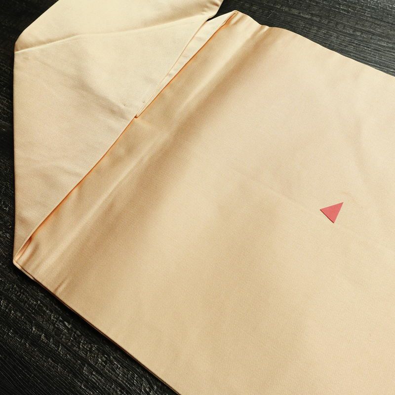 名古屋帯 太鼓柄 良品 正絹 花柄 名古屋仕立て 箔 帯 ベージュ_画像18