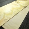 袋帯 六通柄 フォーマル用 正絹 木の葉・植物柄 箔 帯 入学式 卒業式 結婚式 金・銀_画像8