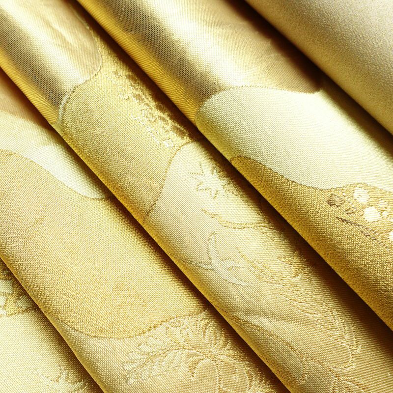 袋帯 六通柄 フォーマル用 正絹 木の葉・植物柄 箔 帯 入学式 卒業式 結婚式 金・銀_画像21