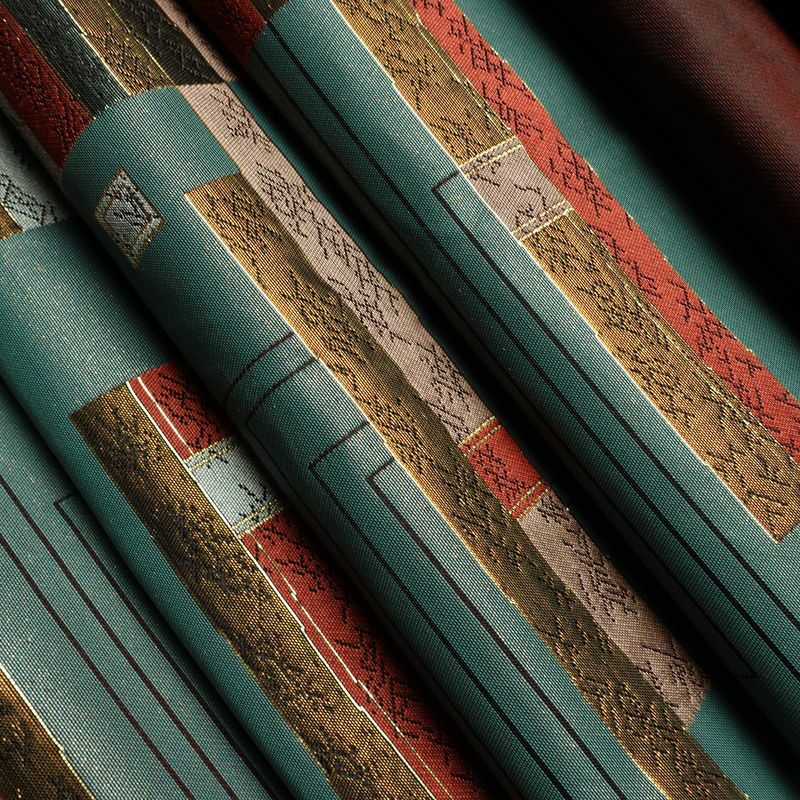 袋帯 六通柄 良品 フォーマル用 正絹 縞柄・線柄 箔 帯 入学式 卒業式 緑・うぐいす色_画像21