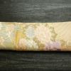 袋帯 プラチナ箔 六通柄 美品 フォーマル用 正絹 花柄 箔 金通し 金糸 帯 入学式 卒業式 結婚式 ピンク_画像16