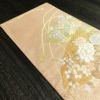 袋帯 プラチナ箔 六通柄 美品 フォーマル用 正絹 花柄 箔 金通し 金糸 帯 入学式 卒業式 結婚式 ピンク_画像18