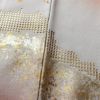 付け下げ 金駒刺繍 正絹 花柄 袷仕立て 身丈165cm 裄丈69cm 箔 刺繍 金彩 フォーマル 着物 入学式 卒業式 結婚式 くすみ朱色 赤・朱_画像10