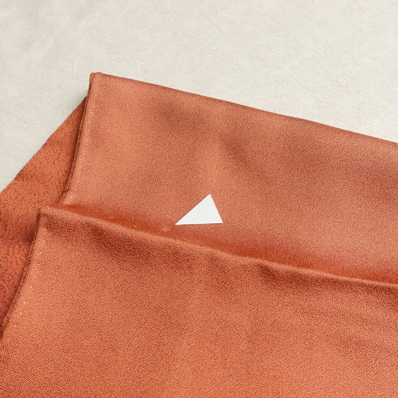 付け下げ 金駒刺繍 正絹 花柄 袷仕立て 身丈165cm 裄丈69cm 箔 刺繍 金彩 フォーマル 着物 入学式 卒業式 結婚式 くすみ朱色 赤・朱_画像17