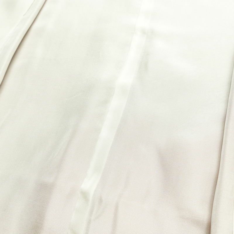 付け下げ 金駒刺繍 正絹 花柄 袷仕立て 身丈165cm 裄丈69cm 箔 刺繍 金彩 フォーマル 着物 入学式 卒業式 結婚式 くすみ朱色 赤・朱_画像19