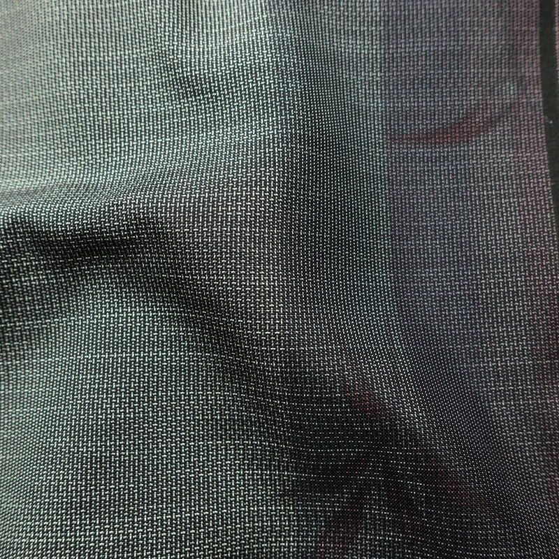 本場大島紬 伝統工芸品 単衣 美品 証紙あり 正絹 木の葉・植物柄 単衣仕立て 身丈159.5cm 裄丈65cm さが美 着物 紫・藤色_画像21