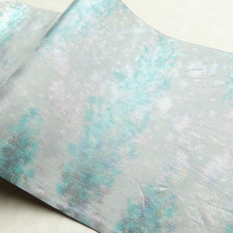 袋帯 六通柄 良品 フォーマル用 正絹 古典柄 箔 帯 入学式 卒業式 結婚式 振袖 二十歳 青・紺_画像19