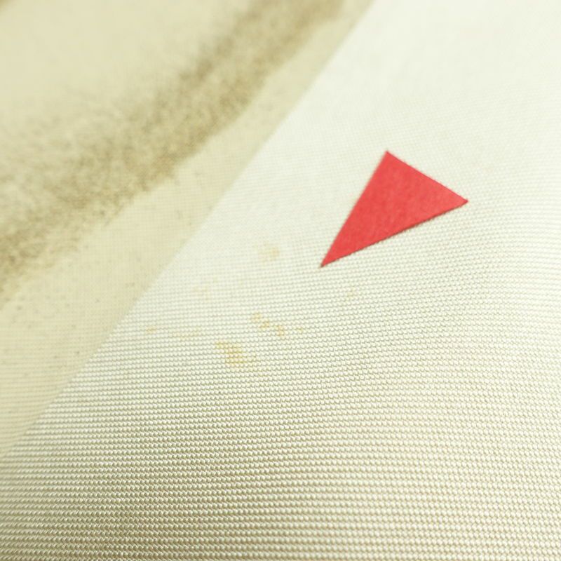 袋帯 太鼓柄 フォーマル用 正絹 その他の柄 箔 刺繍 帯 器 お茶会 クリーム_画像19