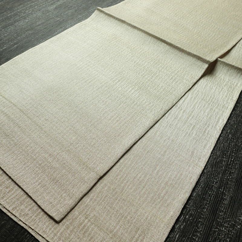 袋帯 すくい織 太鼓柄 良品 夏用 フォーマル用 正絹 幾何学柄・抽象柄 帯 金・銀_画像8