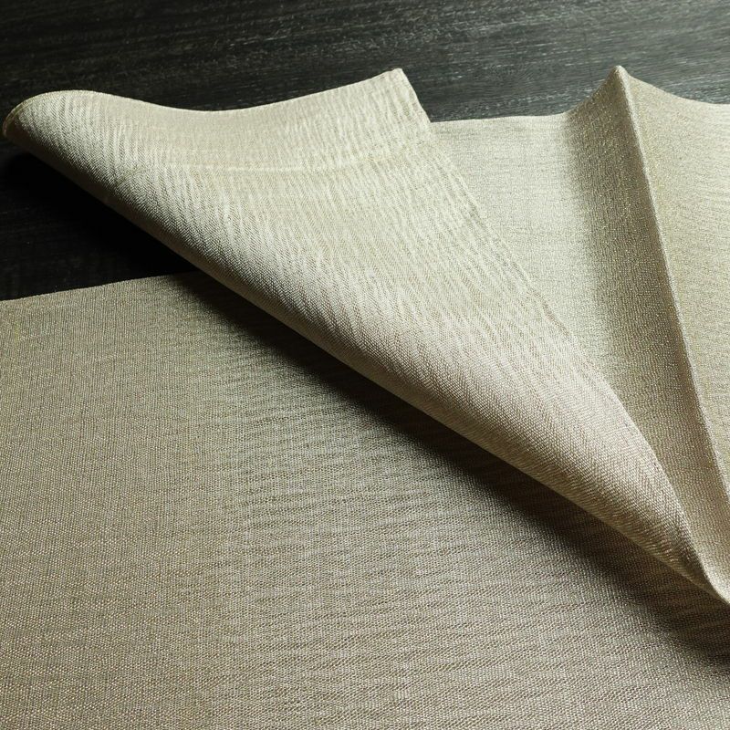 袋帯 すくい織 太鼓柄 良品 夏用 フォーマル用 正絹 幾何学柄・抽象柄 帯 金・銀_画像9