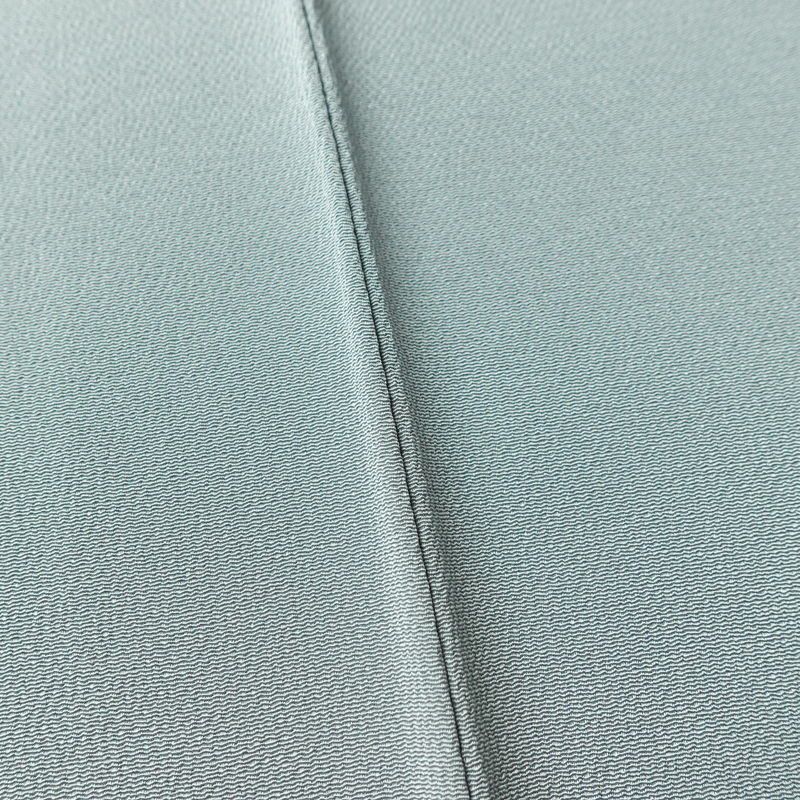 色留袖 三つ紋付き 松尾光琳 落款入り 縮緬 正絹 古典柄 袷仕立て 身丈165.5cm 裄丈67.5cm 箔 フォーマル 着物 結婚式 青・紺_画像10