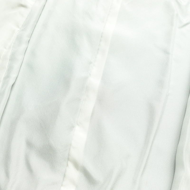 色留袖 三つ紋付き 松尾光琳 落款入り 縮緬 正絹 古典柄 袷仕立て 身丈165.5cm 裄丈67.5cm 箔 フォーマル 着物 結婚式 青・紺_画像17