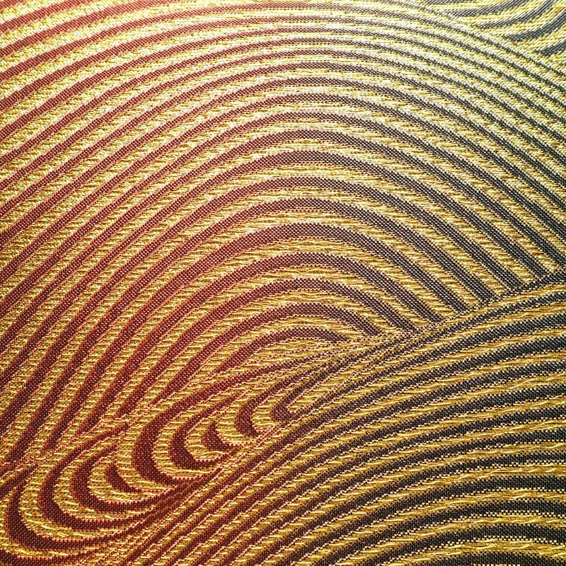 袋帯 全通柄 良品 フォーマル用 正絹 流水・波柄 箔 金糸 銀糸 帯 多色使い_画像3