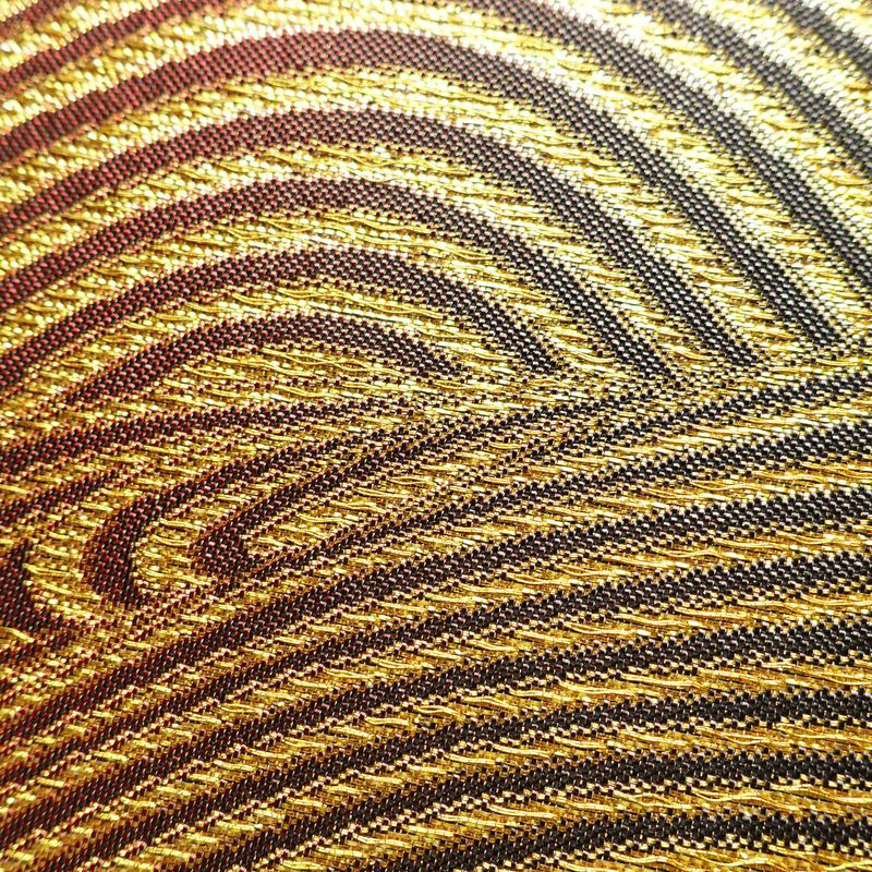 袋帯 全通柄 良品 フォーマル用 正絹 流水・波柄 箔 金糸 銀糸 帯 多色使い_画像4