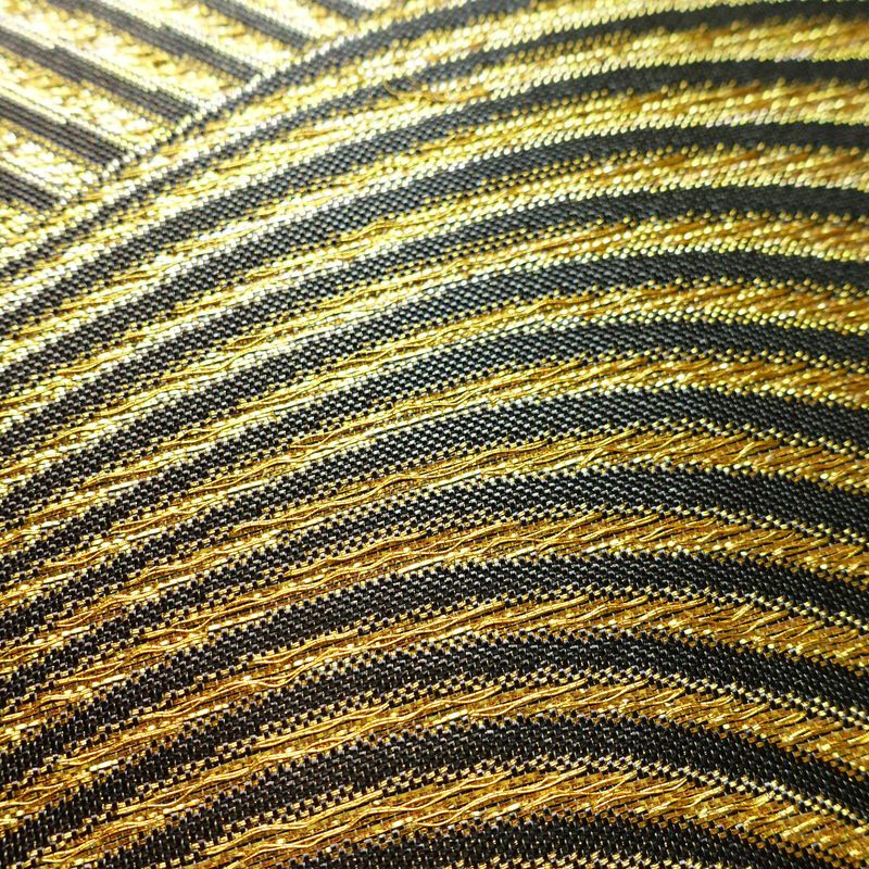 袋帯 全通柄 良品 フォーマル用 正絹 流水・波柄 箔 金糸 銀糸 帯 多色使い_画像5