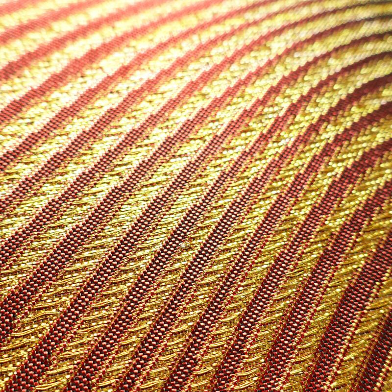 袋帯 全通柄 良品 フォーマル用 正絹 流水・波柄 箔 金糸 銀糸 帯 多色使い_画像8