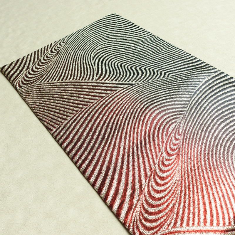 袋帯 全通柄 良品 フォーマル用 正絹 流水・波柄 箔 金糸 銀糸 帯 多色使い_画像17