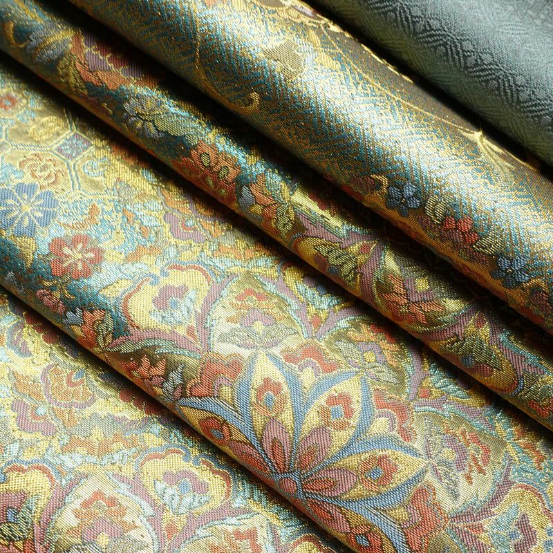 袋帯 青銅彫金 六通柄 良品 フォーマル用 正絹 幾何学柄・抽象柄 箔 帯 入学式 卒業式 結婚式 緑・うぐいす色_画像21