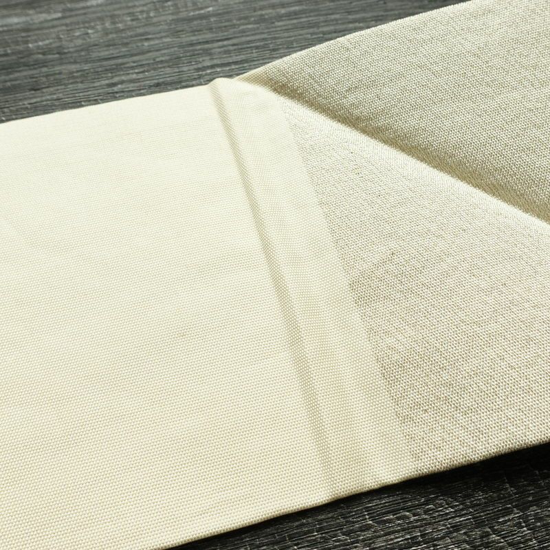 名古屋帯 太鼓柄 正絹 花柄 名古屋仕立て 金通し 金糸 帯 クリーム_画像13