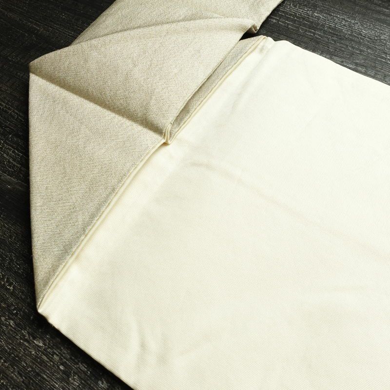 名古屋帯 太鼓柄 正絹 花柄 名古屋仕立て 金通し 金糸 帯 クリーム_画像19