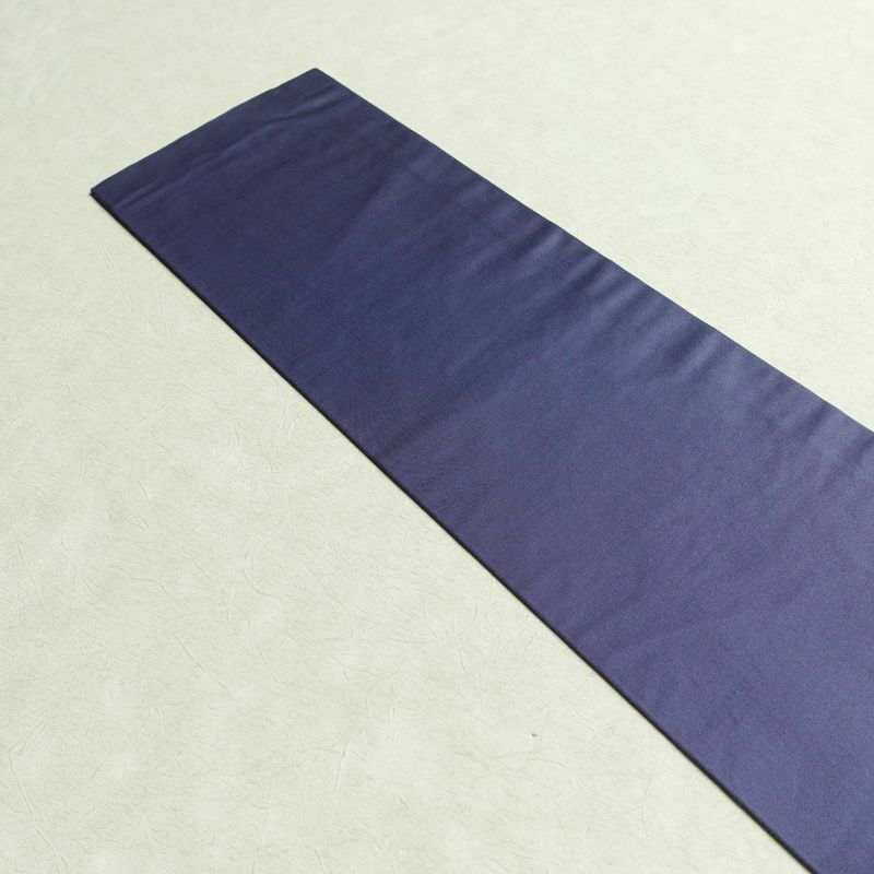 名古屋帯 太鼓柄 正絹 幾何学柄・抽象柄 名古屋仕立て 箔 帯 青・紺_画像14