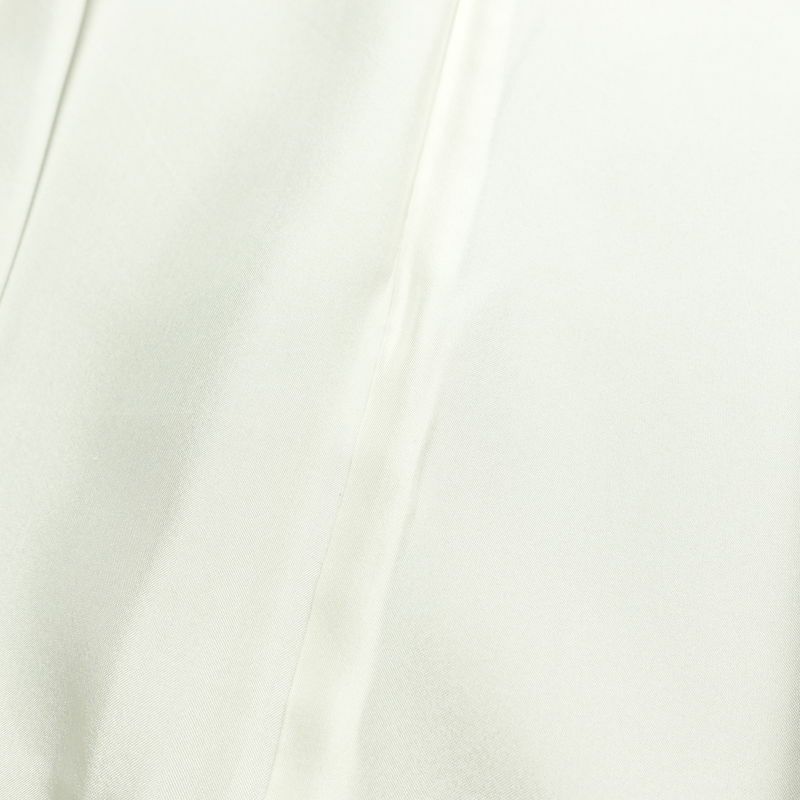 色留袖 良品 五つ紋付き 比翼付き 金駒刺繍 正絹 人物・動物柄 袷仕立て 身丈166cm 裄丈67cm 箔 フォーマル 着物 結婚式 緑・うぐいす色_画像19