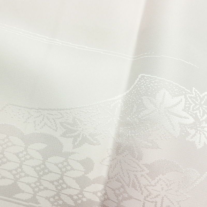 振袖 良品 セット品 長襦袢付き 袋帯付き 縮緬 正絹 花柄 袷仕立て 身丈164.5cm 裄丈70cm 箔 金彩 フォーマル 着物 帯 成人式 二十歳 赤紫 紫・藤色_画像16