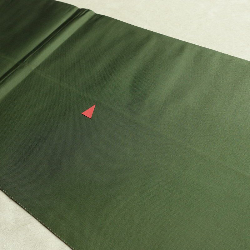 袋帯 六通柄 良品 フォーマル用 正絹 古典柄 箔 金糸 帯 入学式 卒業式 結婚式 緑・うぐいす色_画像18