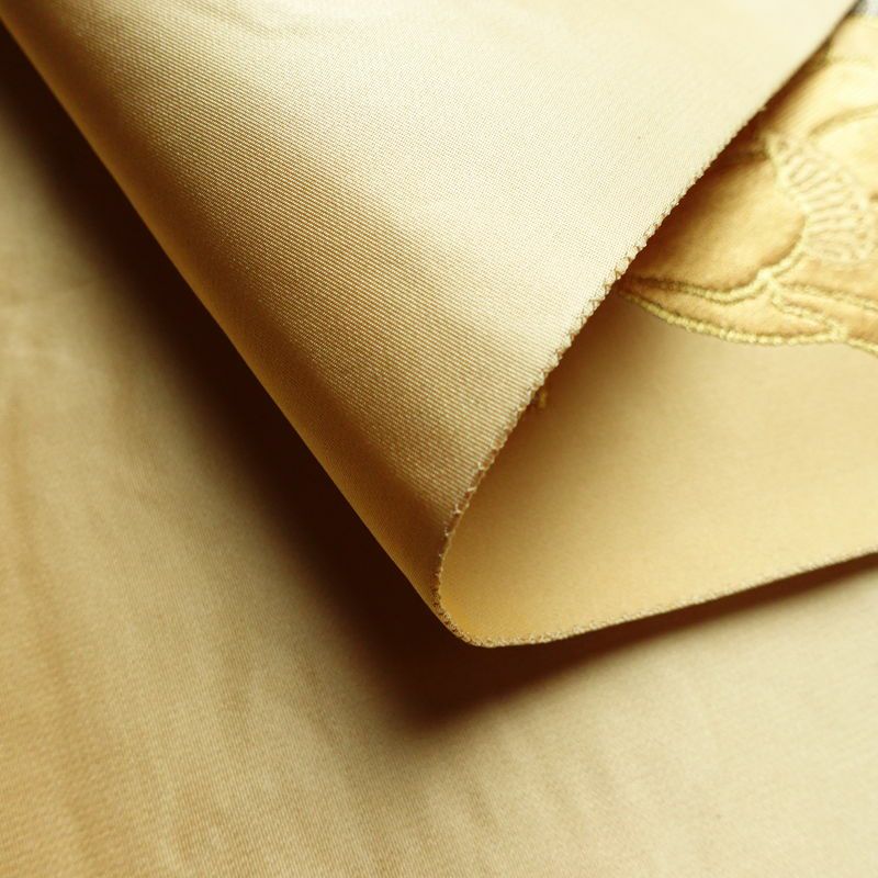 袋帯 六通柄 良品 フォーマル用 正絹 花柄 金糸 帯 入学式 卒業式 ベージュ_画像10