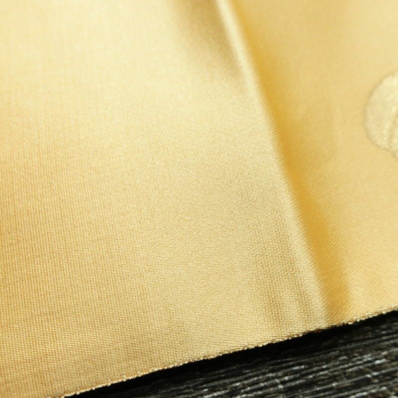 袋帯 六通柄 良品 フォーマル用 正絹 花柄 金糸 帯 入学式 卒業式 ベージュ_画像17